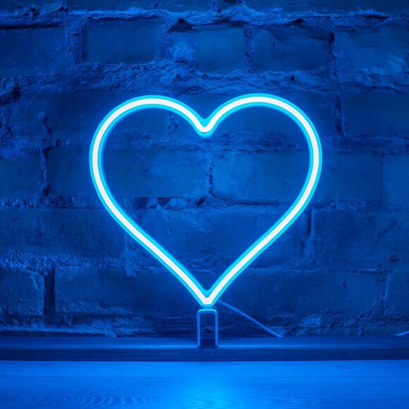 🇨🇦 Neon HERO HEART led light Handcrafted in CANADA! - Picture 1 of 11